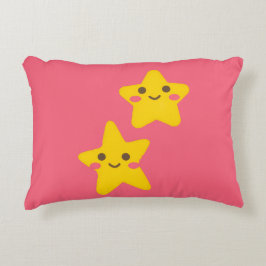 Smiling Stars Accent Pillow Accent Kussen