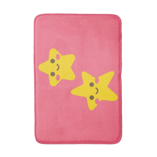 Smiling Stars Bath Mat (Voorkant Verticaal)
