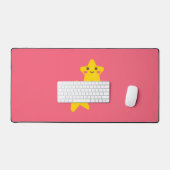 Smiling stars Desk Mat (Keyboard & Muis)