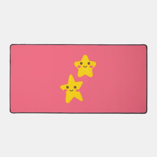 Smiling stars Desk Mat (Voorkant)