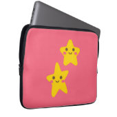 Smiling Stars Electronics Bag Laptop Sleeve (Voorkant Rechts)