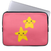Smiling Stars Electronics Bag Laptop Sleeve (Voorkant)