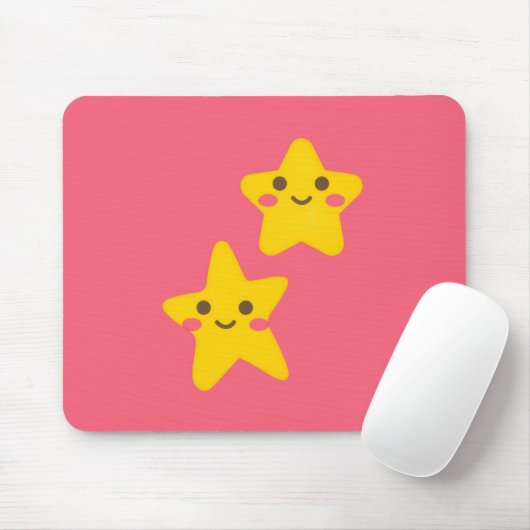Smiling Stars Mousepad Muismat (Met muis)