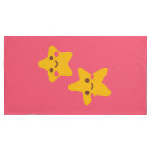 Smiling Stars Pillowcase Kussensloop (Voorkant-Links)