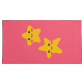 Smiling Stars Pillowcase Kussensloop (Voorkant-Rechts)