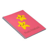 Smiling Stars Spiral Photo Notebook Notitieboek (Rechterzijde)