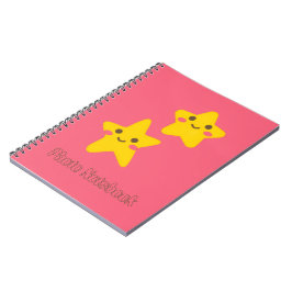 Smiling Stars Spiral Photo Notebook Notitieboek