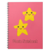 Smiling Stars Spiral Photo Notebook Notitieboek (Voorkant)