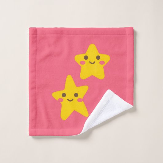 Smiling Stars Towel Bad Handdoek (Wasdoekje)