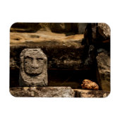 Smiling Stone Totem Cambodia Magnet - Rectangle Magneet (Horizontaal)