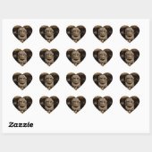 Smiling Stone Totem Heart Stickers (Vel)