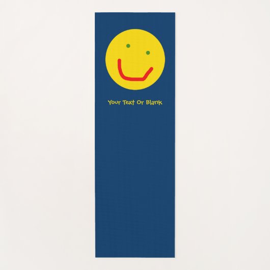 Smiling Sun Happy Face Yogamat (Voorkant)
