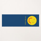 Smiling Sun Happy Face Yogamat (Voorkant (horizontaal))