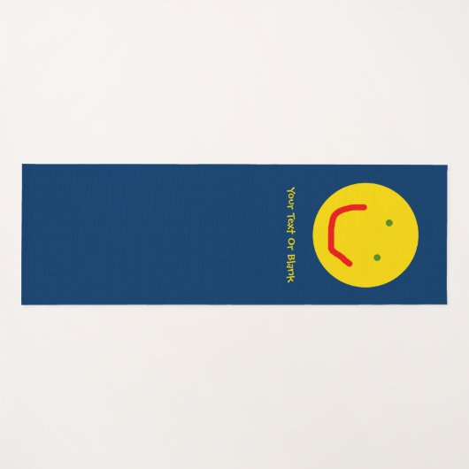 Smiling Sun Happy Face Yogamat (Voorkant (horizontaal))