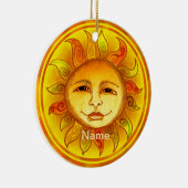 Smiling Sun Keramisch Ornament (Rechts)