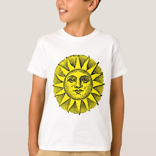 Smiling sun t-shirt (Voorkant)