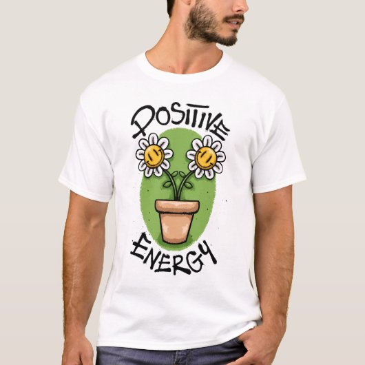 Smiling Sunflower Streetwear T-shirt (Voorkant)