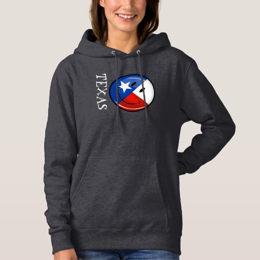 Smiling Texas Flag Hoodie (Voorkant)