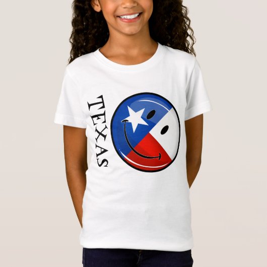 Smiling Texas Flag T-shirt (Voorkant)