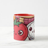 Smiling Veggies Coffee Mug Mok (Midden)