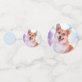 Smiling Welsh Corgi Confetti (Voorkanten)