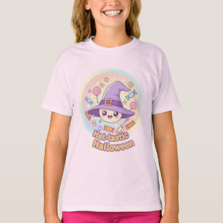 Smiling Witch Pet Halloween T-Shirt - Schattige T-