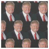 Smilling Foto President Donald Trump Stof (Close Up)