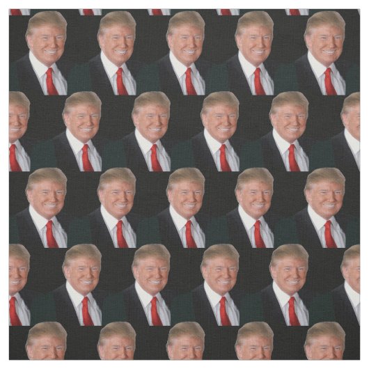 Smilling Foto President Donald Trump Stof (Swatch)