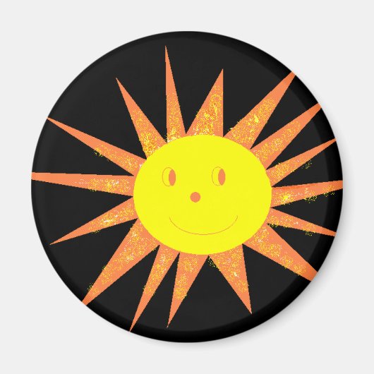 Smilling Sun magnet (Voorkant)