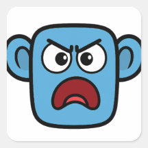 Smilo Angry Face sticker