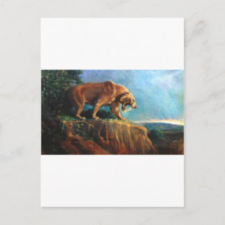 smilodon briefkaart