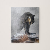 Smilodon Fatalis in de winter Legpuzzel (Verticaal)