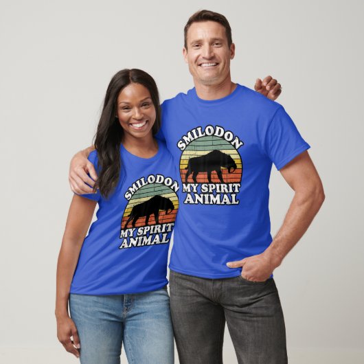 Smilodon is mijn dierlijk Saber Tooth Tiger Lov T-shirt (Unisex)