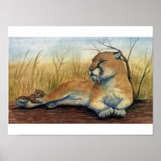 Smilodon Print