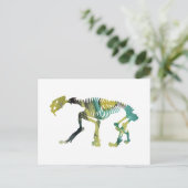Smilodon skeleton briefkaart (Staand voorkant)