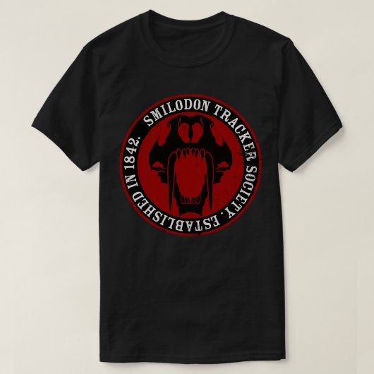 Smilodon Society T-shirt (Design voorkant)