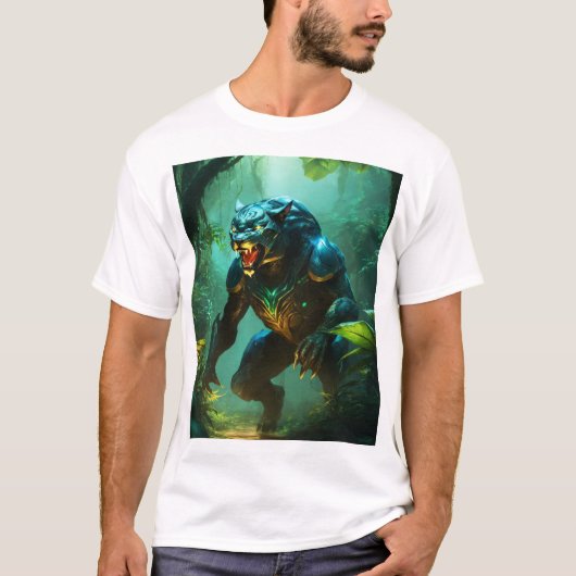 Smilodon Tiger: T-shirt (Voorkant)