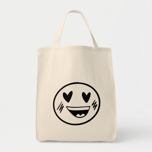 SMILY EMOJI TOTE BAG (Voorkant)