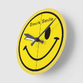 Smirk Smile Ronde Klok (Hoek)
