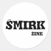Smirk Zine 3" sticker (Voorkant)