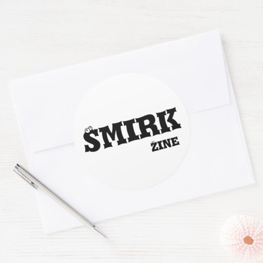 Smirk Zine 3" sticker (Envelop)