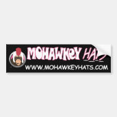 Smirkey Mohawkey Monkey bumper sticker (Voorkant)