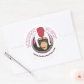 Smirkey Mohawkey Monkey sticker (Envelop)