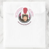 Smirkey Mohawkey Monkey sticker (Tas)