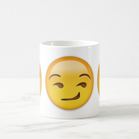 Smirking Face Emoji Koffiemok (Center)