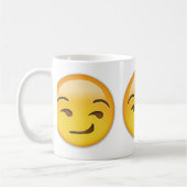 Smirking Face Emoji Koffiemok (Links)