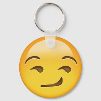 Smirking Face Emoji Sleutelhanger