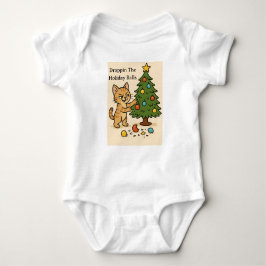 Smirking Kitten Christmas Chaos Romper