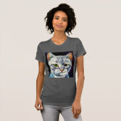 Smirky Cat T-shirt (Voorkant volledig)