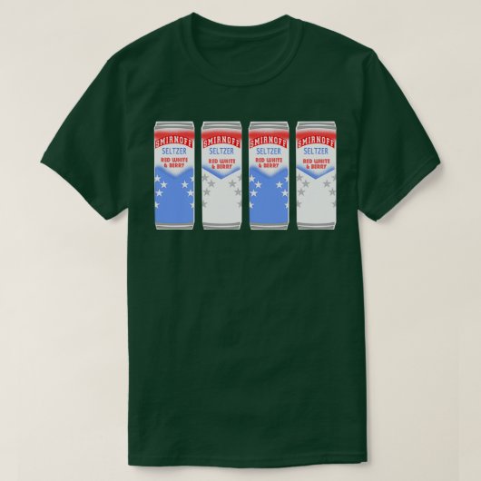 Smirnoff Seltzer Red Berry T-shirt (Design voorkant)